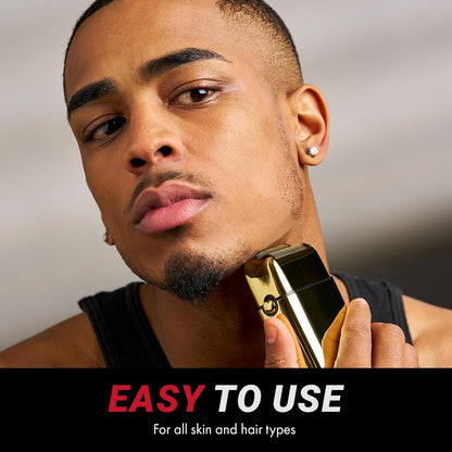 BaBylissPRO Baberology Double Foil Shaver FXFS2G GOLDFX Professional Electric Shaver