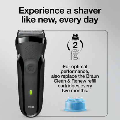 Braun Series 3 Pro Skin Electric Shaver Replacement Head 32S - Compatible with Electric Razors 3000s, 3010s, 3040s, 3050cc, 3070cc, 3080s, 3090cc