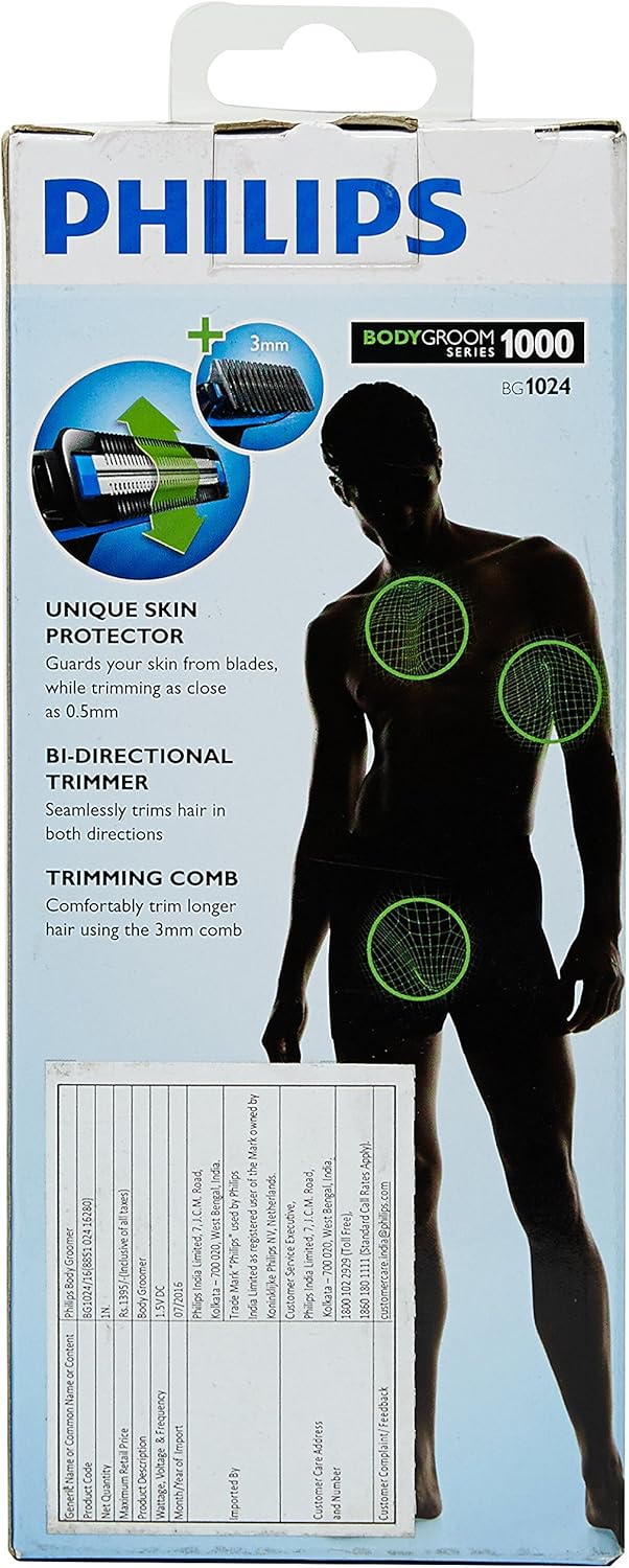 Philips BG1025/15 Showerproof Body Groomer for Men