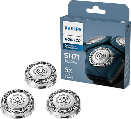 Philips Norelco Shaving Heads for Shaver Series 7000 and Angular-Shaped Series 5000, SH71/52