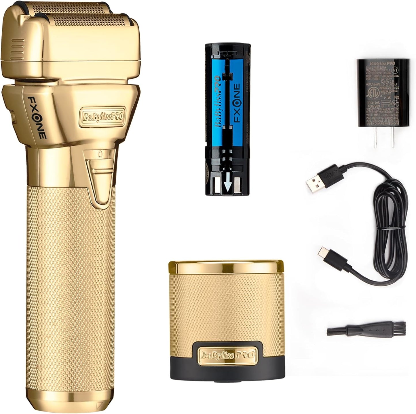 BaBylissPRO FXONE GOLDFX All Metal Double Foil Shaver