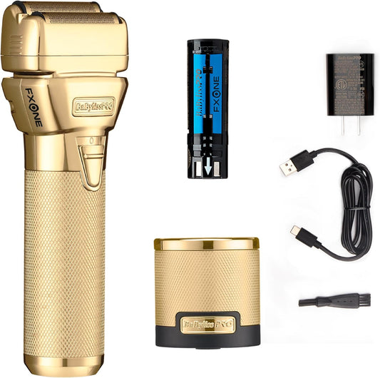 BaBylissPRO FXONE GOLDFX All Metal Double Foil Shaver