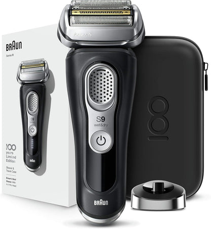 Braun Series 9 Shaver Mbs9 Wet & Dry Shaver, Design Edition, Black