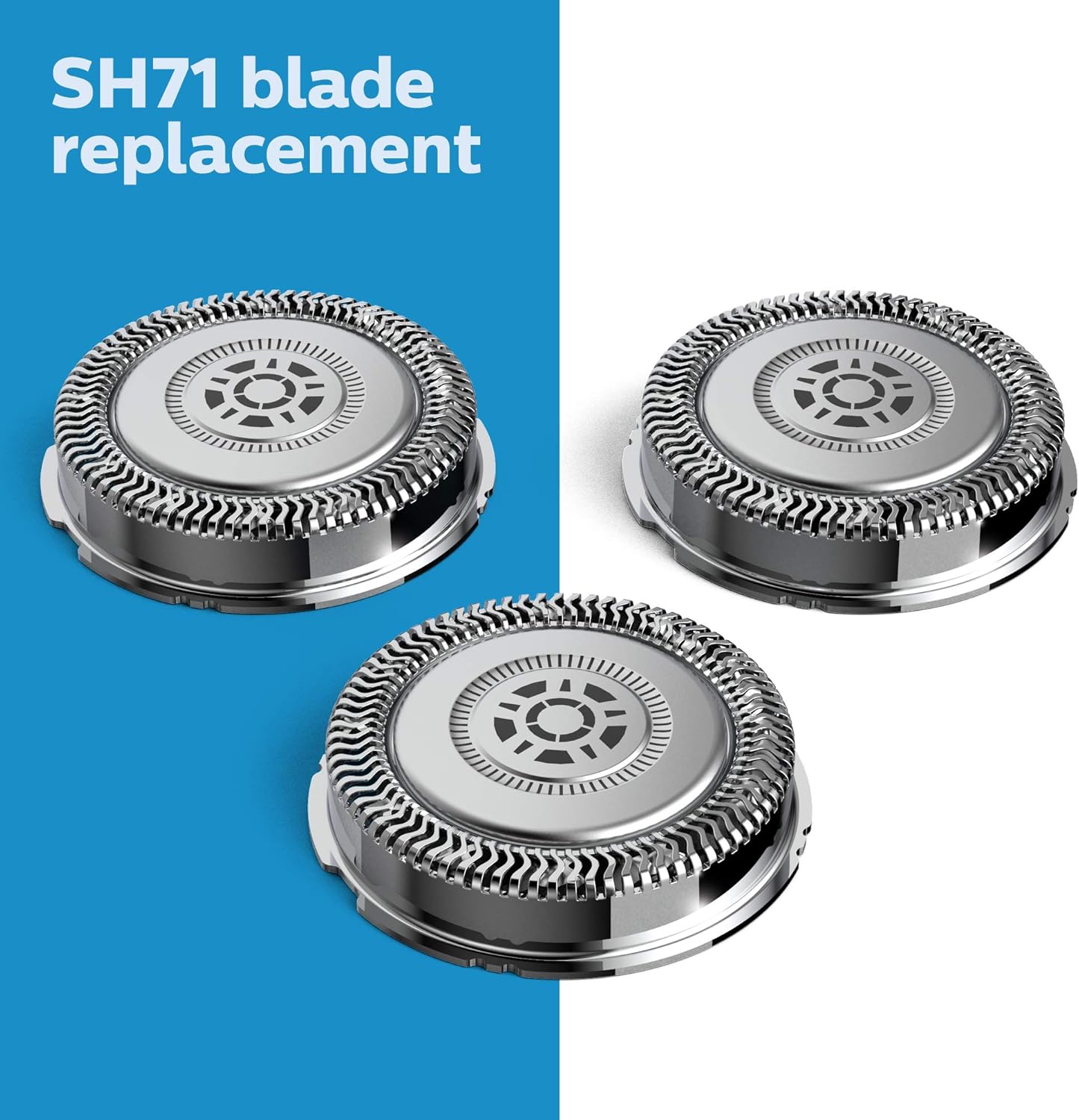 Philips Norelco Shaving Heads for Shaver Series 7000 and Angular-Shaped Series 5000, SH71/52