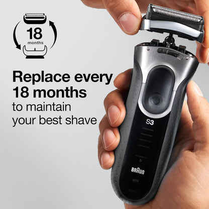 Braun Series 3 Pro Skin Electric Shaver Replacement Head 32S - Compatible with Electric Razors 3000s, 3010s, 3040s, 3050cc, 3070cc, 3080s, 3090cc