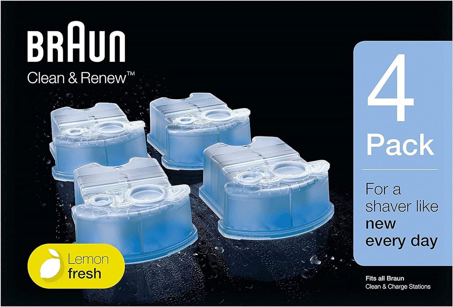 Braun Clean&Renew CCR Reinigungskartusche (4er Pack)