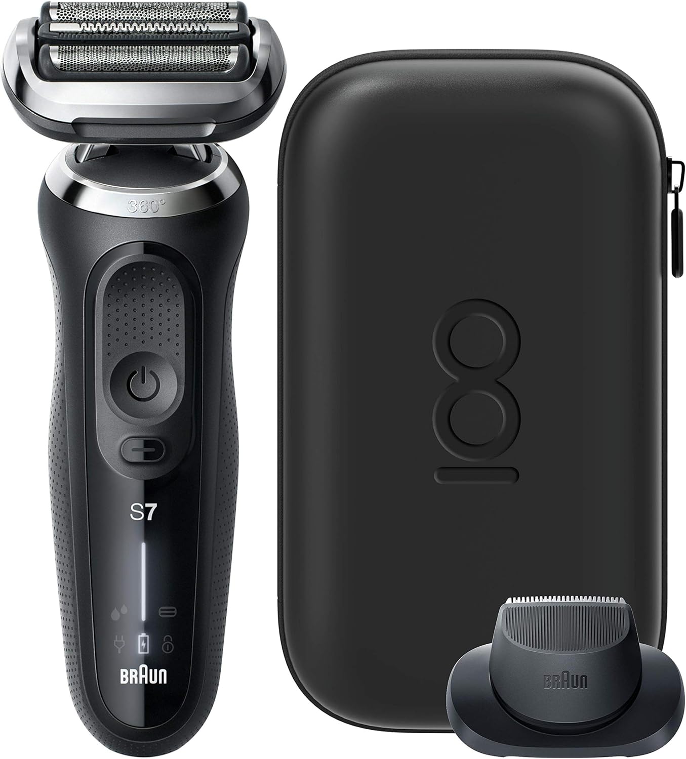 Braun Series 7 Shaver MBS7-70 Wet & Dry shaver, Design Edition, black