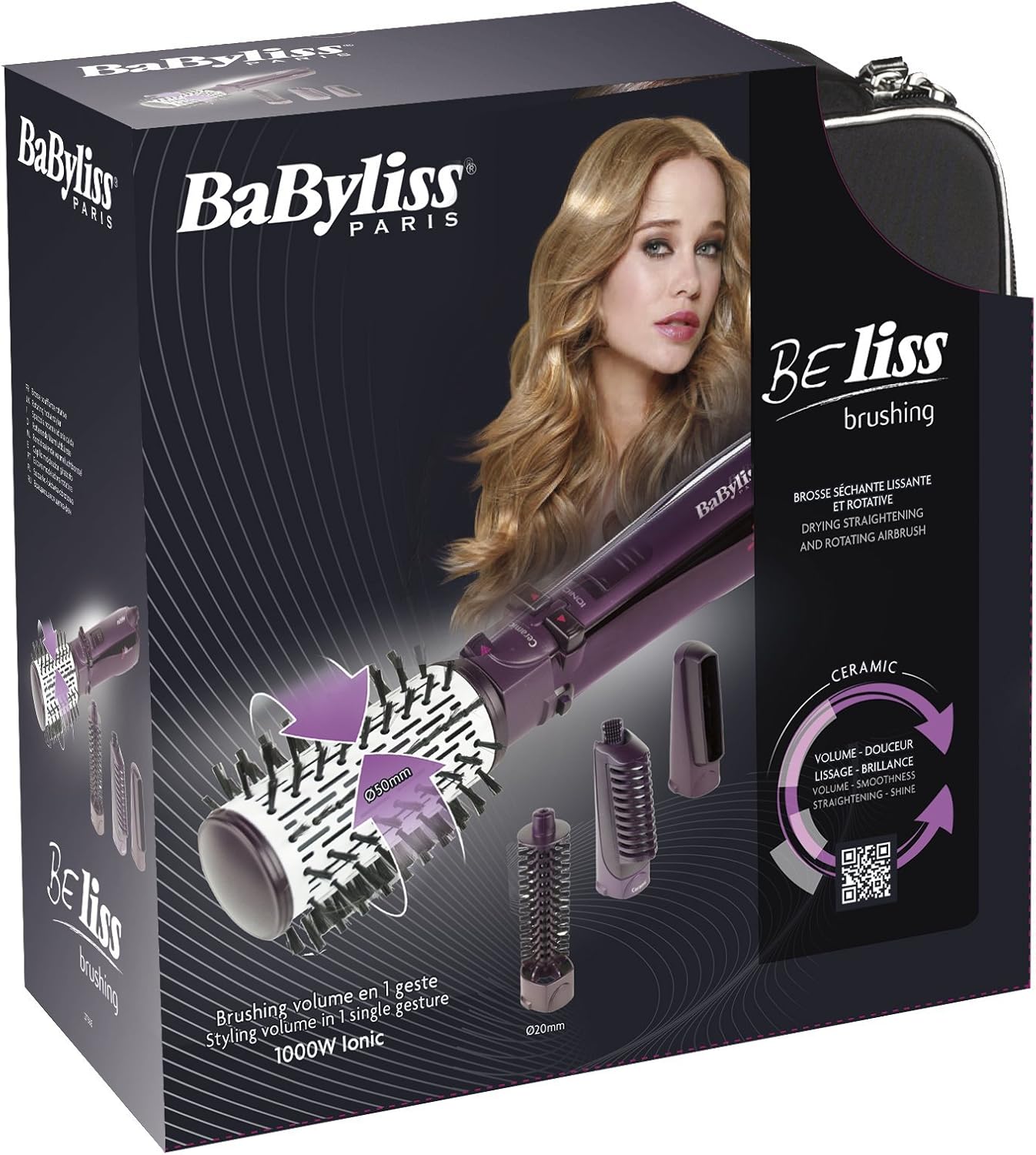 BaByliss Hair Airbrush 1000w-BAB2736SDE