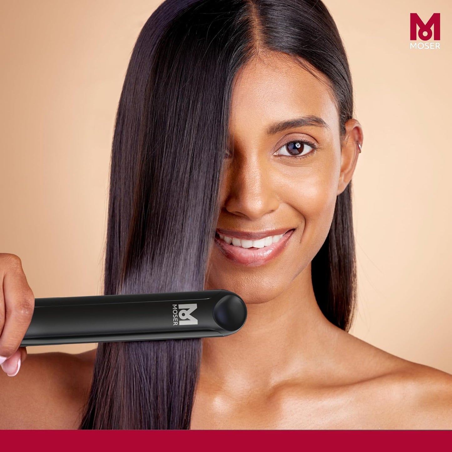 Moser Gltteisen CeraStyle PRO Ceramic Straightener Schwarz Fr schnelle und perfekte Ergebnisse