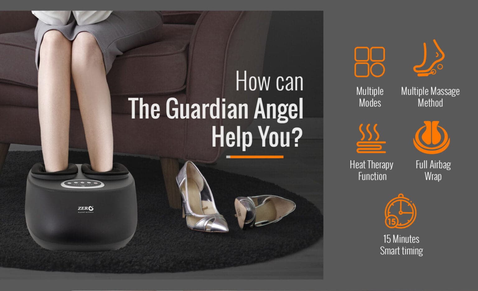 Zero HealthCare, The Guardian Angel Electric Foot Massager Machine