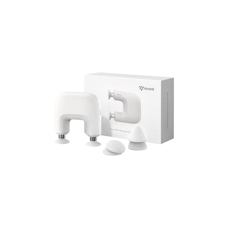 Rotai SX301 Mini Double Head Massage Gun – Portable Deep Tissue Massager with 4 Heads, Quiet Brushless Motor & USB-C Rechargeable Battery