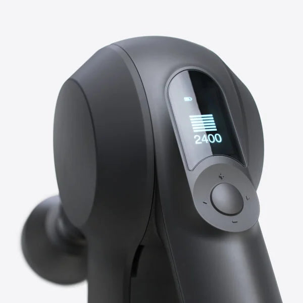 Theragun Elite Deep Tissue Massage Gun – Powerful Percussive Therapy with OLED Screen & 5 Attachments