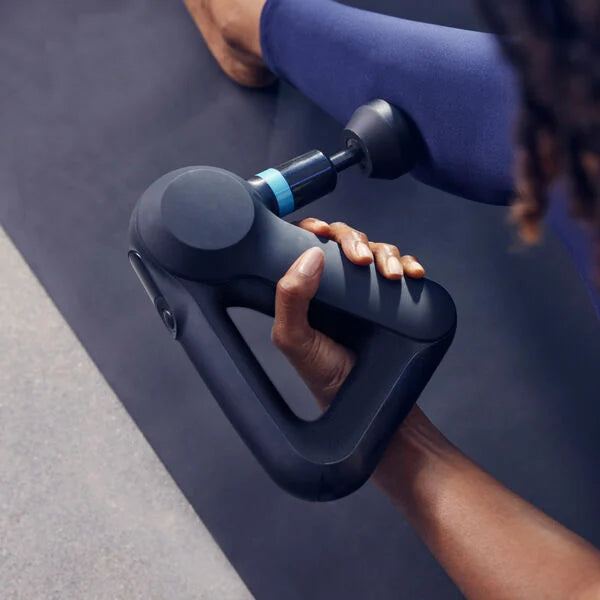 Theragun Elite Deep Tissue Massage Gun – Powerful Percussive Therapy with OLED Screen & 5 Attachments