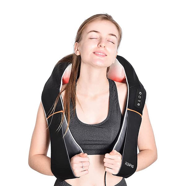 Renpho Shiatsu Neck and Shoulder Back Massager with Heat for Waist, Leg, Calf, Foot, Arm, Belly, Full Body