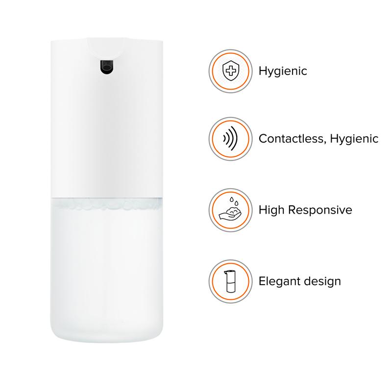 Xiaomi Mi Foam Hand Wash Machine Automatic Foaming Soap Dispenser 0.25s Infrared Sensor Xiaomi Automatic Washing Machine Hands