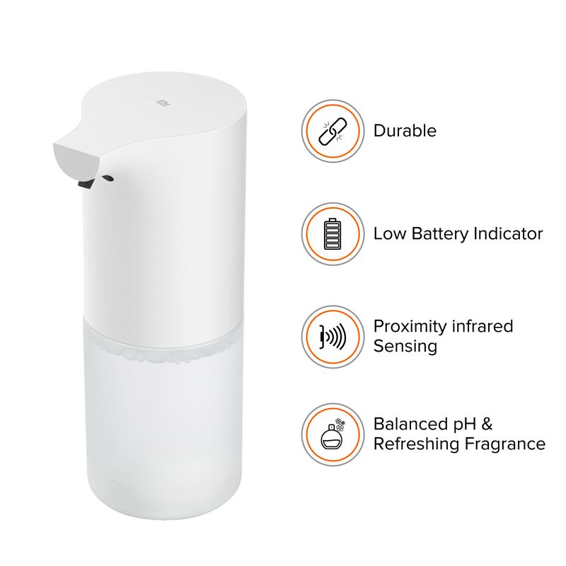 Xiaomi Mi Foam Hand Wash Machine Automatic Foaming Soap Dispenser 0.25s Infrared Sensor Xiaomi Automatic Washing Machine Hands