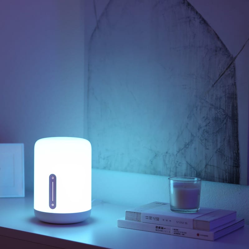 Xiaomi Mi Bedside Lamp 2 – Smart LED Touch-Control Night Light with 16 Million Colors, Dimmable, Wi-Fi App & Voice Control – Works with Alexa, Google Assistant & Apple HomeKit (White)