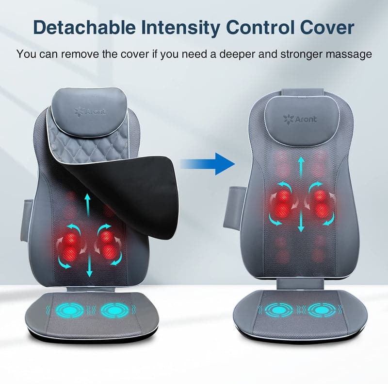 Rotai Massage Chair Pad – Full Back, Upper & Lower Back Shiatsu Massager with Point Massage Function