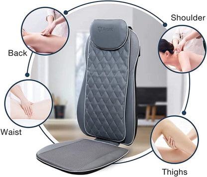 Rotai Massage Chair Pad – Full Back, Upper & Lower Back Shiatsu Massager with Point Massage Function
