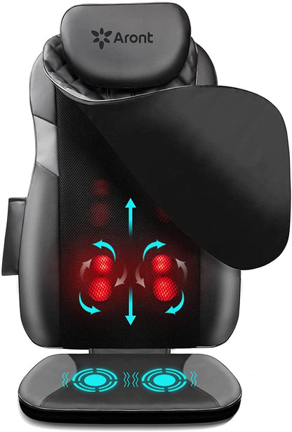 Rotai Massage Chair Pad – Full Back, Upper & Lower Back Shiatsu Massager with Point Massage Function