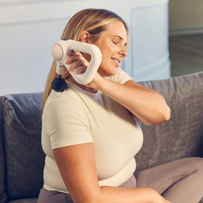 Theragun Sense Massage Gun with LCD Screen – Quiet, Lightweight Percussion Therapy for Pain & Stress Relief