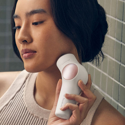 TheraFace Hot and Cold Rings – Cryothermal Therapy Attachments for Face Massage (White)