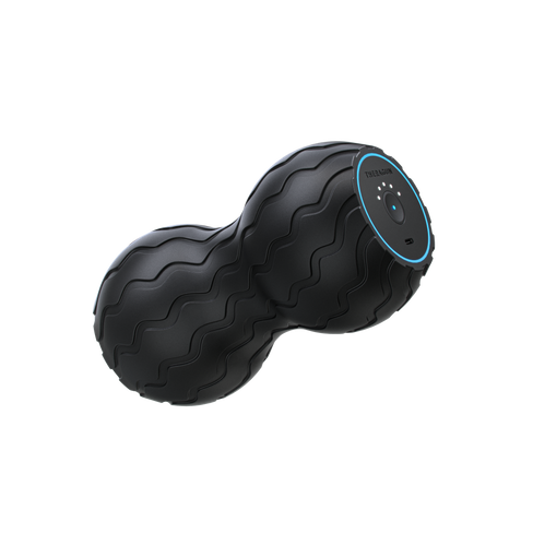 Theragun, Wave Duo, Vibrating Roller Massage Ball, Black - Athletix.ae