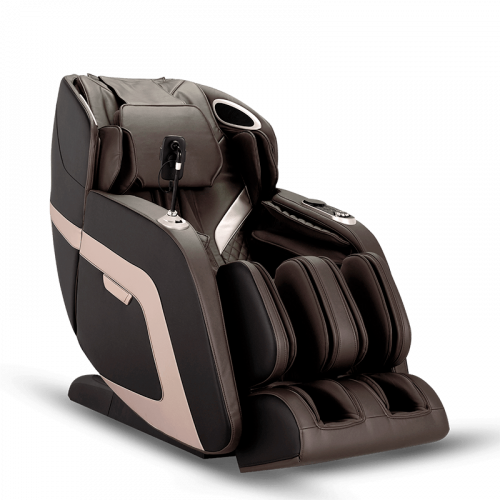 3D L-Track Massage Chair with Bluetooth, Zero Gravity, Heat, 22 Airbags & Foot Rollers – USB & Wall Hugger Design