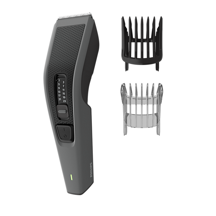 Philips Hair Clipper HC3525/13 | Easy, Even Haircuts | Self-Sharpening Blades, 13 Length Settings | 45min Cordless, DuraPower Tech, Washable Blades