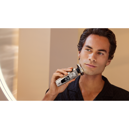 Philips S9000 Prestige Electric Shaver SP9871/22 | Wet & Dry Razor with Smart SkinIQ Technology | Ultra-Close & Comfortable Shave | Wireless Charging & 60min Cordless Use