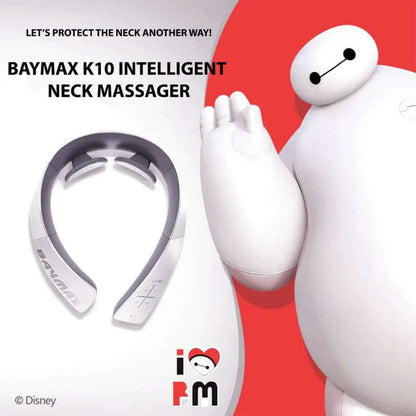 Rotai Baymax K10 Smart Neck Massager – 5 Modes, Heat Therapy, EMS/TENS Electrodes, Magnetic Pulse, Wireless Remote & 3D Fit Design
