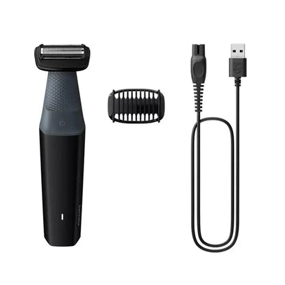 Philips Body Groom BG3017/01 | Showerproof Groin & Body Trimmer with Skin Protection, 50 Min Cordless Use, 3mm Comb