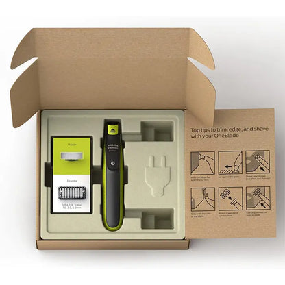 Philips OneBlade QP2824/10 Hybrid Trimmer & Shaver – Wet & Dry Use