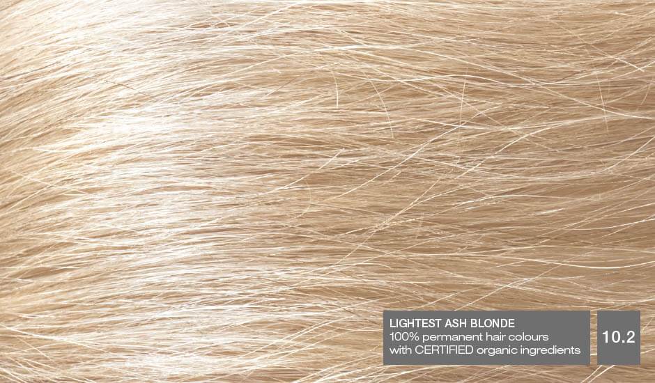 Light Ash Blonde 10.2 Hair Colour with Natural Ingredients base Naturigin 