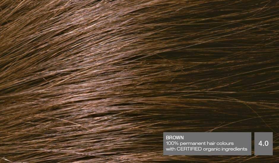 Brown 4.0 Hair Colour with Natural Ingredients base Naturigin 