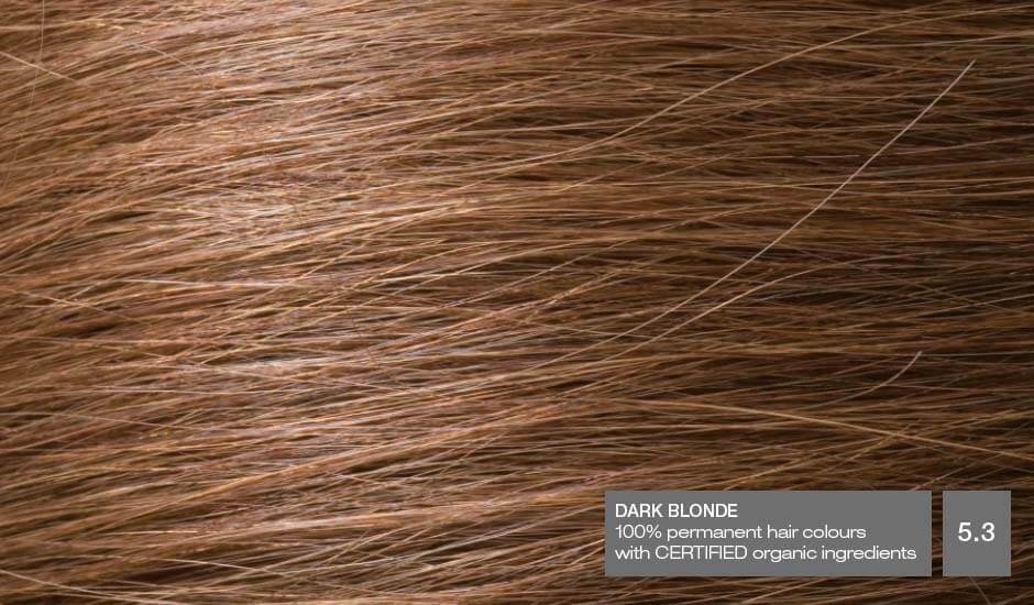 Dark Blonde 5.3 Hair Colour with Natural Ingredients base Naturigin 