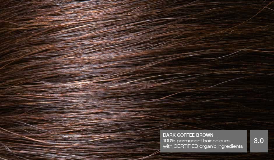 Dark Coffee Brown 3.0 Hair Colour with Natural Ingredients base Naturigin 