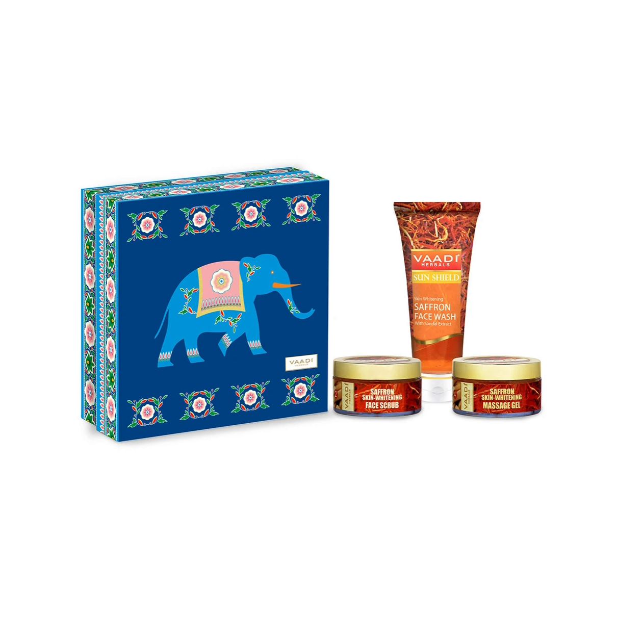 Luxurious Saffron - Gorgeous Organic Skin Care Set base Vaadi Organics UAE 