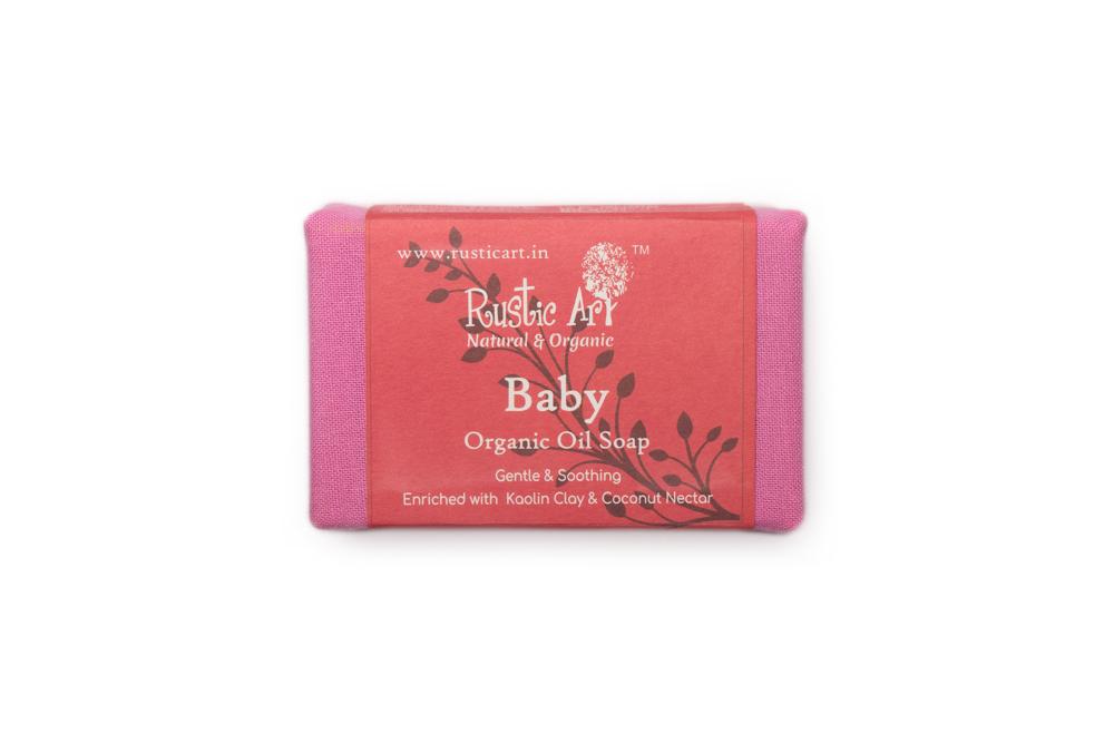 Organic Baby Soap by Rustic Art Bar Soap Rustic Art 