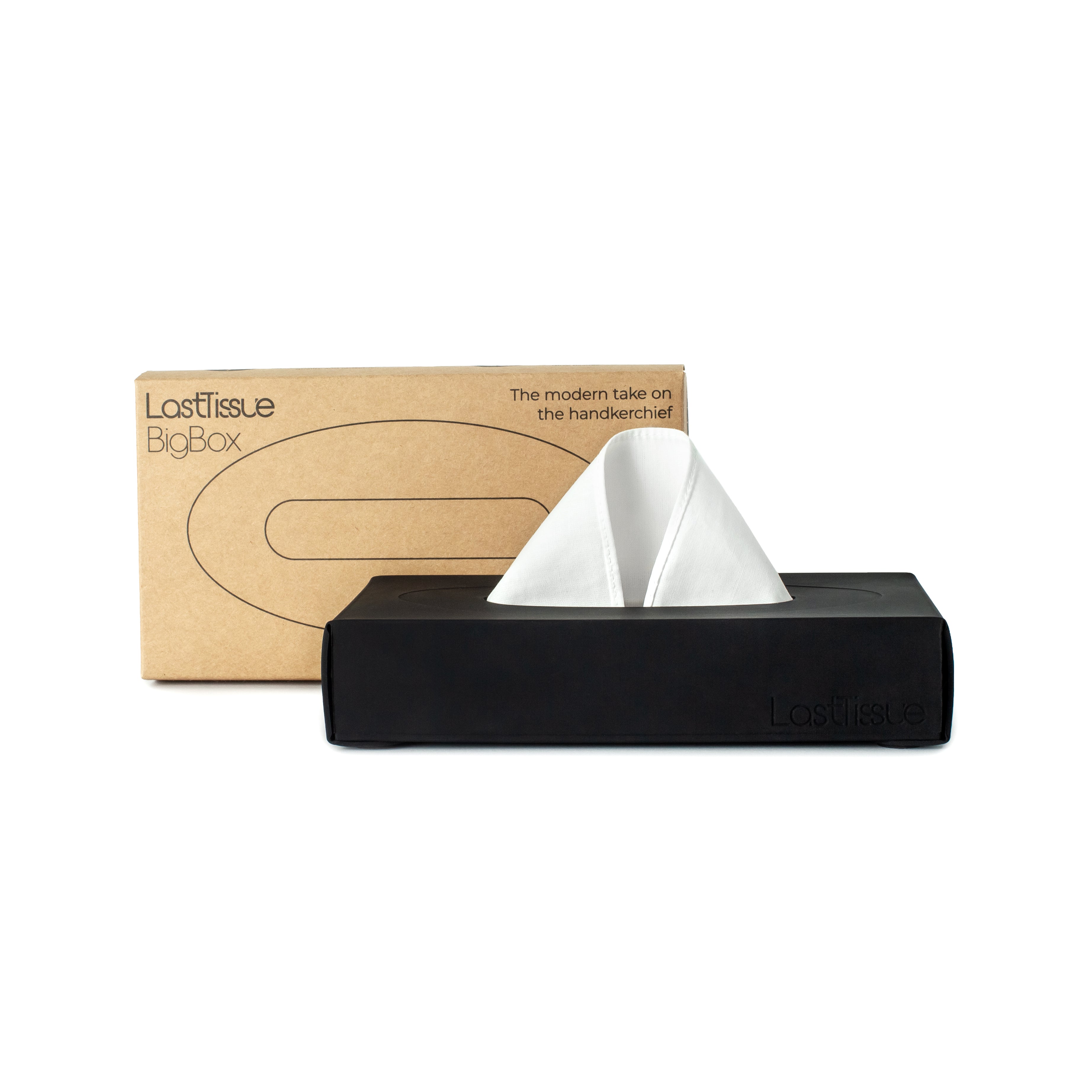 LastTissue Box Black CareCube 