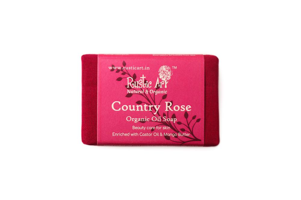 Country Rose Soap by Rustic Art Bar Soap Rustic Art 