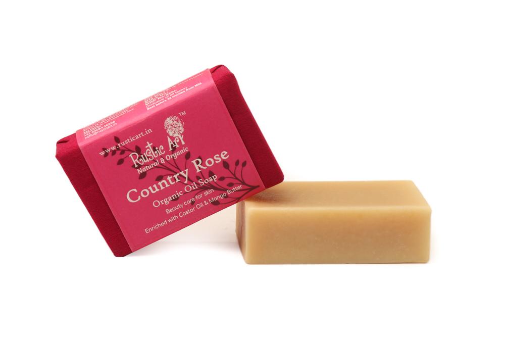 Country Rose Soap by Rustic Art Bar Soap Rustic Art 