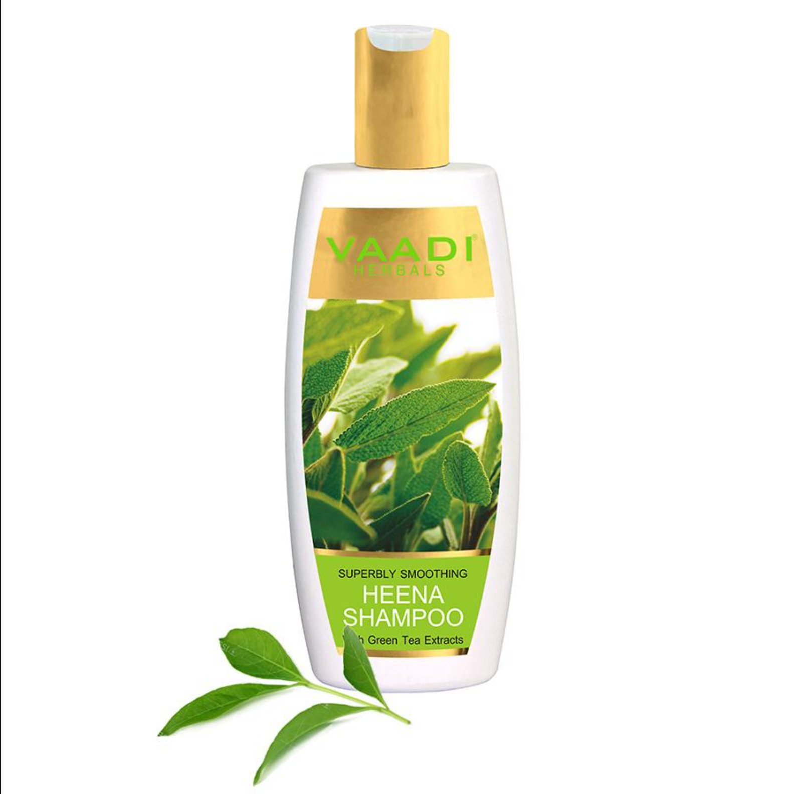 Superbly Smoothing Organic Heena Shampoo with Green Tea Extract (350 ml/12 fl oz)