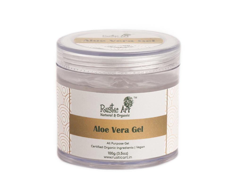 Organic Aloe Vera Lemon Gel by Rustic Art Organic Gel Rustic Art 