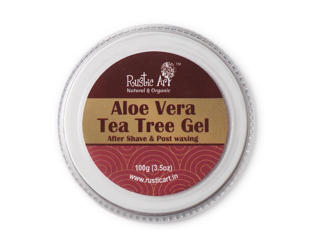 Organic Aloe Vera Tea Tree Gel by Rustic Art Organic Gel Rustic Art 