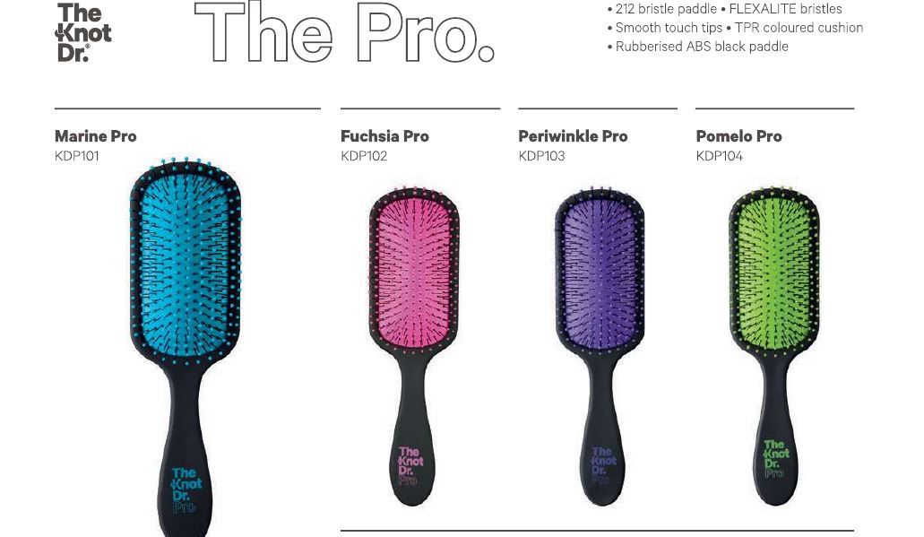 The Knot Dr. Hair Brush - Pro Blue Hair Brush Neu Cosmetics DMCC 