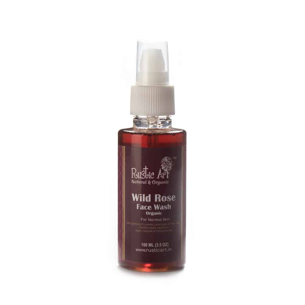 Organic Wild Rose Face Wash by Rustic Art Face Wash Rustic Art 