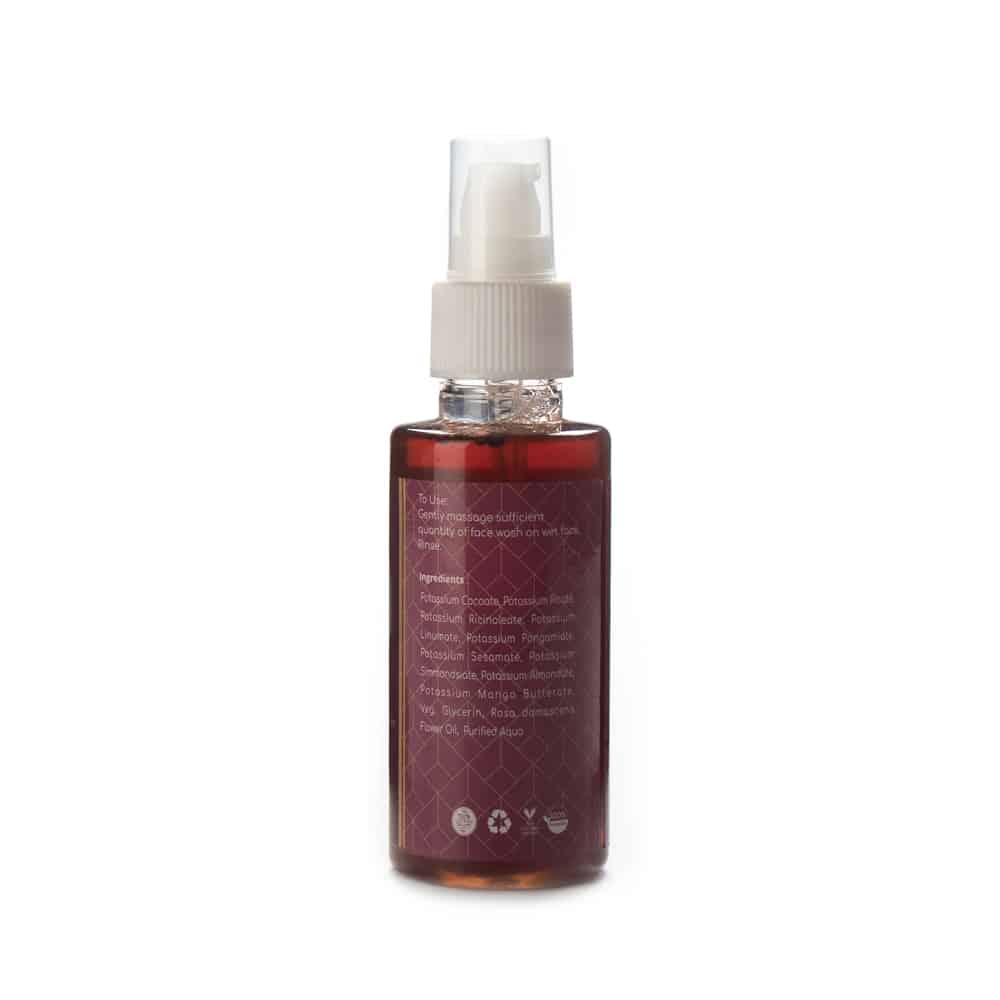 Organic Wild Rose Face Wash by Rustic Art Face Wash Rustic Art 