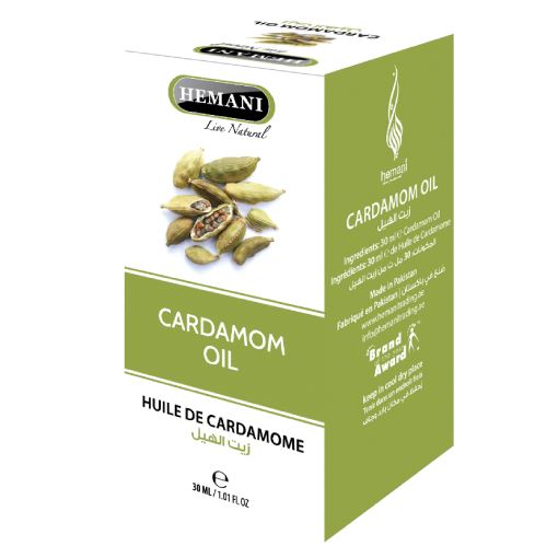 Hemani Herbal Cardamom Oil Herbal Oils Hemani 30ml 