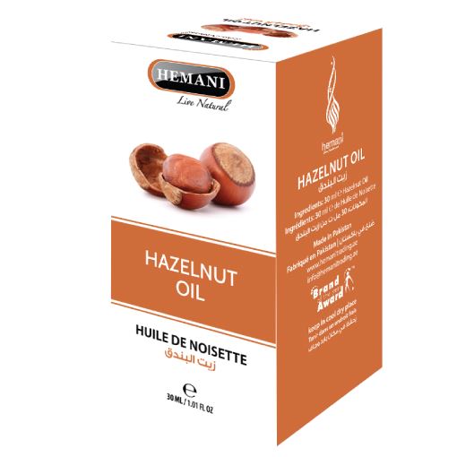 Hemani Herbal Hazelnut Oil - 30 ml Herbal Oils Hemani 